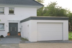 Pair of Hormann S panelled sectional doors
