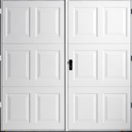 Garador steel side hinged Georgian