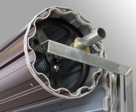 gliderol steel roller door with bracket support