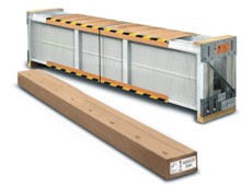 Hormann door packaged for delivery