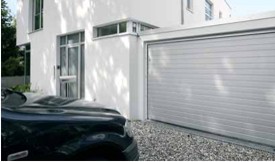 Hormann S ribbed sectional door offering valuable protection and an attractive addition to a house