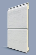 EPU 40 M Ribbed woodgrain 20mm insulated