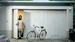 white steel up and over Hormann and wicket door