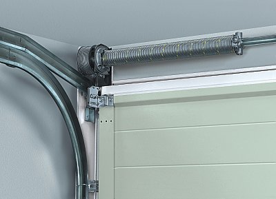 Hormann front mounted torsion spring
