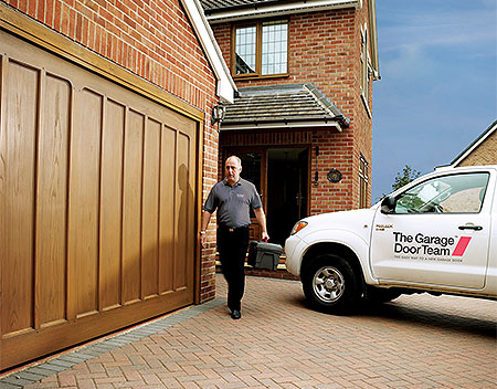 door installation by The Garage Door Team