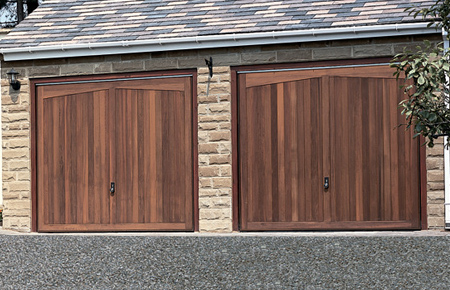 Two single gatcombe garage doors