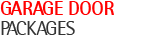 DIY garage door packages