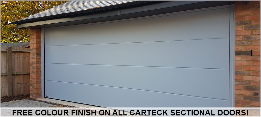 Carteck trend colour sectional door special offer