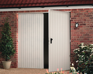 steel side hinged doors