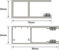 Seceuroglide roller door guide dimensions