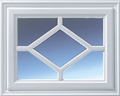 garador side hinged steel diamond window