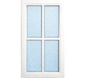 Novoferm square clear or frosted window option