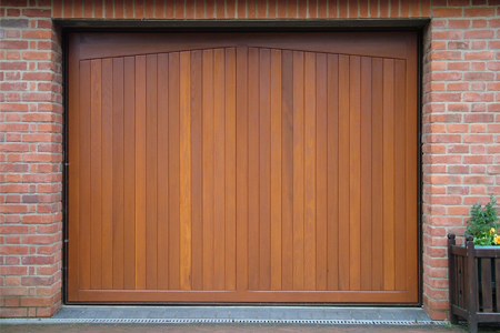 Timber up and over garage door