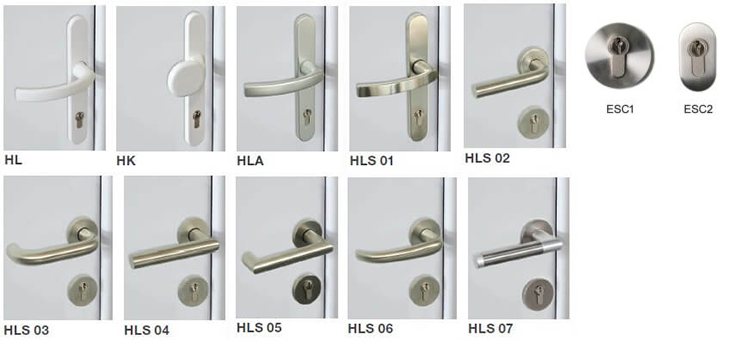 Ryterna lever knob handles