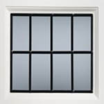 Garador square leaded window option