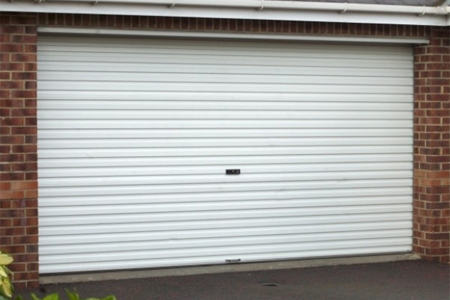 Double width Gliderol steel roller door