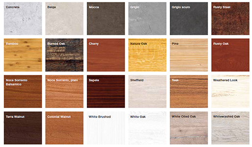 Duragrain finishes