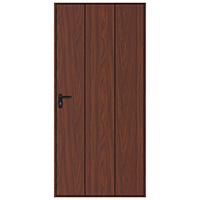 Vertical Decograin Pedestrian door