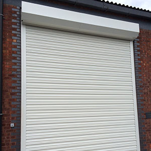 roller door with full hood external installation