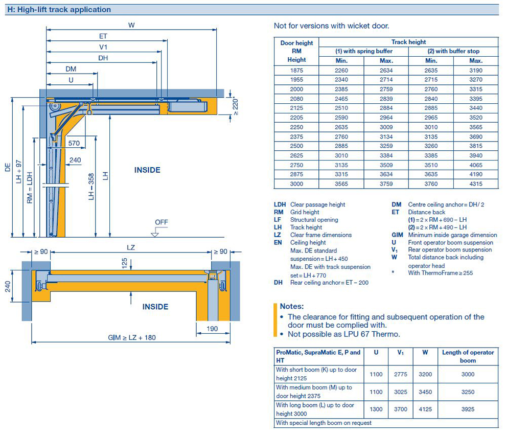 H Track Application