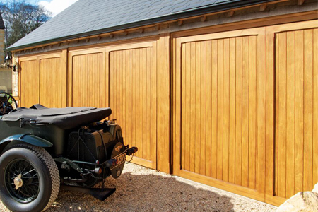 Woodrite timber up and over garage doors