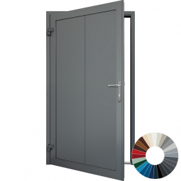 GDO 20mm Vertical Wide Rib Personnel Door (28 Colour Options)