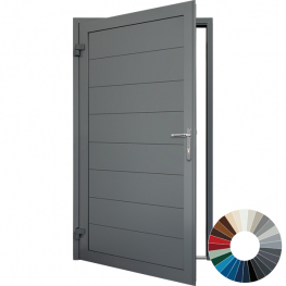 GDO 20mm Horizontal Medium Rib Personnel Door (28 Colour Options)