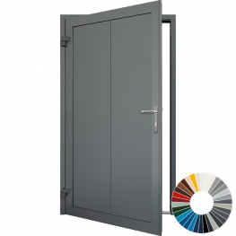 GDO 20mm Vertical Wide Rib Personnel Door (34 Colour Options)