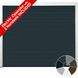 Hormann RenoMatic Electric Package -  M Ribbed Planar Finish (7 Colour options)