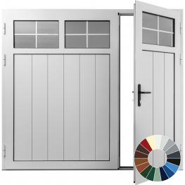 GDO Pro 51mm Vertical Medium Rib with Window (32 Colour Options)