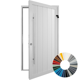 GDO Icon Vertical Rib Millennium Personnel Door (32 Colour Options)