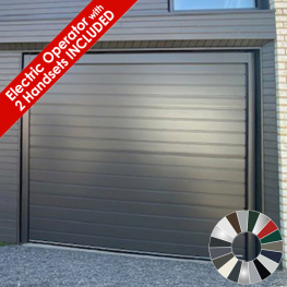 Carteck AutoTrend Standard Ribbed (20 Colour Options) ELECTRIC OPERATOR INCLUDED