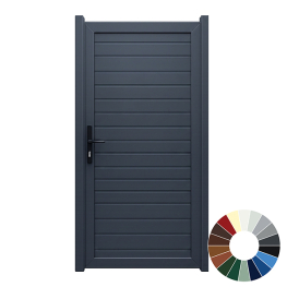 GDO Narrow Rib Horizontal Pedestrian Gate (32 Colour Options)