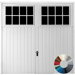 GDO Classic Vertical Standard Rib Hartshill with Windows (32 Colour Options)