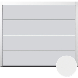 Garador Linear Large Premium Silkgrain (White)