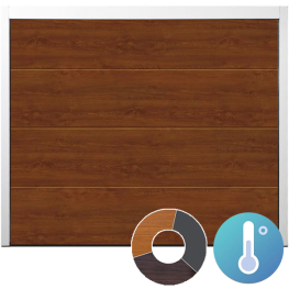 Hormann LPU67 L Ribbed Decograin (3 Colour Options) Thermo Premium