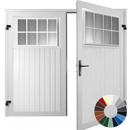 GDO Icon Walgrave Standard Rib Vertical with Windows (32 Colour Options)