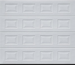 Hormann LPU42 S Panelled Woodgrain (White)
