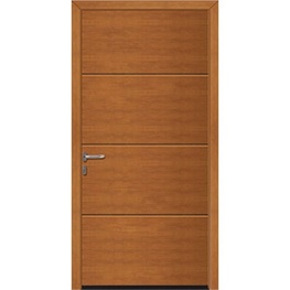 Hormann NT60 L Ribbed Horizontal Decograin Pedestrian