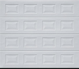 Hormann LPU42 S Panelled Woodgrain (White)