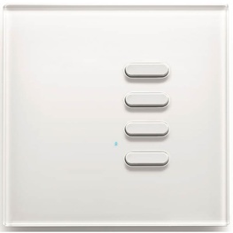 Seceuroglide 4 Channel Bi-directional Wall Switch Black (EC741O4)