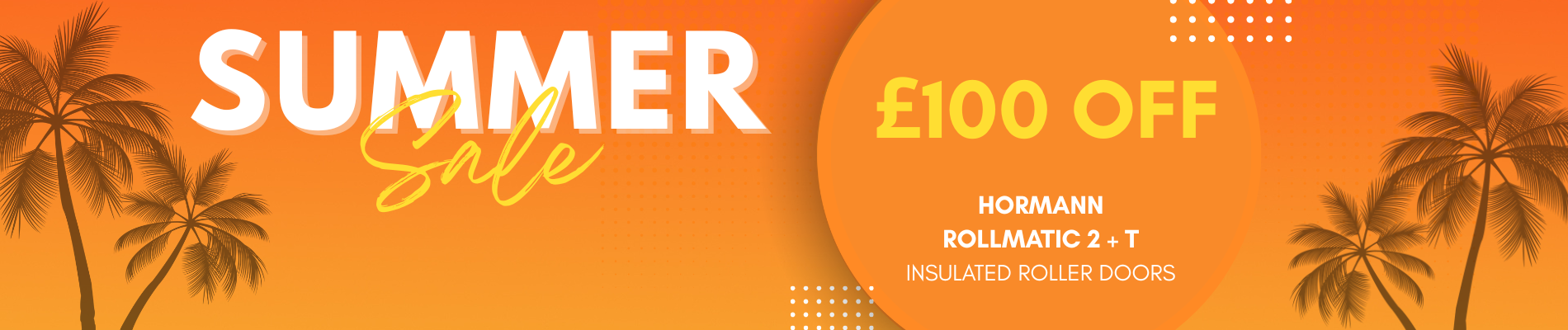 £100 off selected Hormann RollMatic Roller Garage Doors
