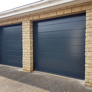 Carteck Sectional Doors in Anthracite