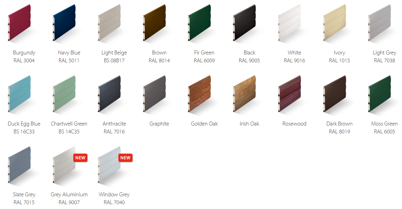 Excel 21 Colour Options
