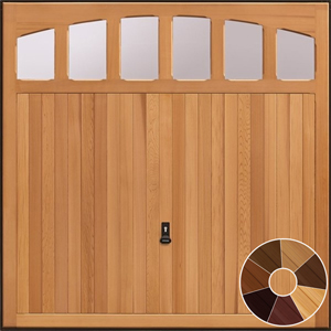 Garador Rochdale timber up and over door