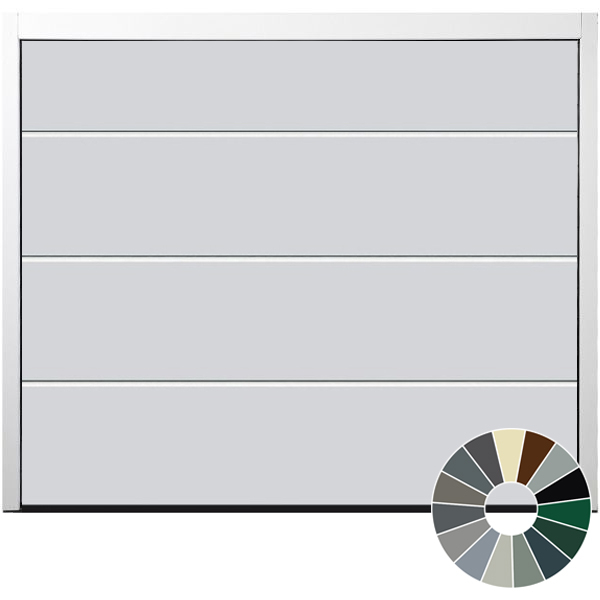 Hormann LPU42 Sectional Door in L Rib