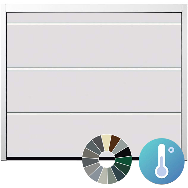 Hormann LPU67 Sectional Door in l Rib