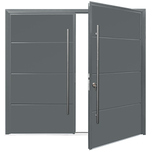 Carteck Centre Rib Horizontal in Basalt Grey
