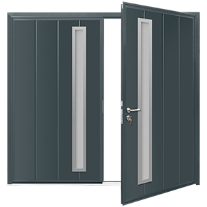 Carteck Centre Rib with Long Window Anthracite