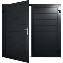 GDO Horizontal Med Rib in Black